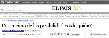 POR ENCIMA DE LAS POSIBILIDADES _ Por FRANCISCO PASTOR GUZMÁN El País Vía _ MARÍA FABRA stepienybarno POR ENCIMA DE LAS POSIBILIDADES _ Por FRANCISCO PASTOR GUZMÁN El País Vía _ MARÍA FABRA stepienybarno