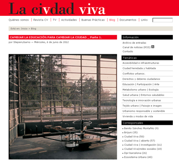 EDUCACION ARQUITECTURA STEPIENYBARNO EN LA CIUDAD VIVA