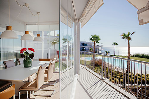 Proyecto en tres apartamentos de la Reserva del Higuerón en Fuengirola (Málaga).